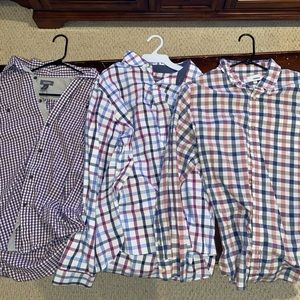 Men's Used Collared Long Sleeve Button Down Bundle